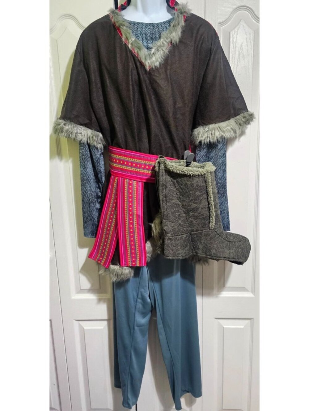 Disney Frozen Kristoff Costume Disguise Halloween Adult Cosplay Prince XXL Plus